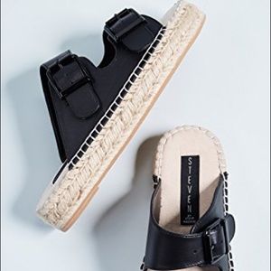 LAPIS ESPADRILLE PLATFORM SANDAL